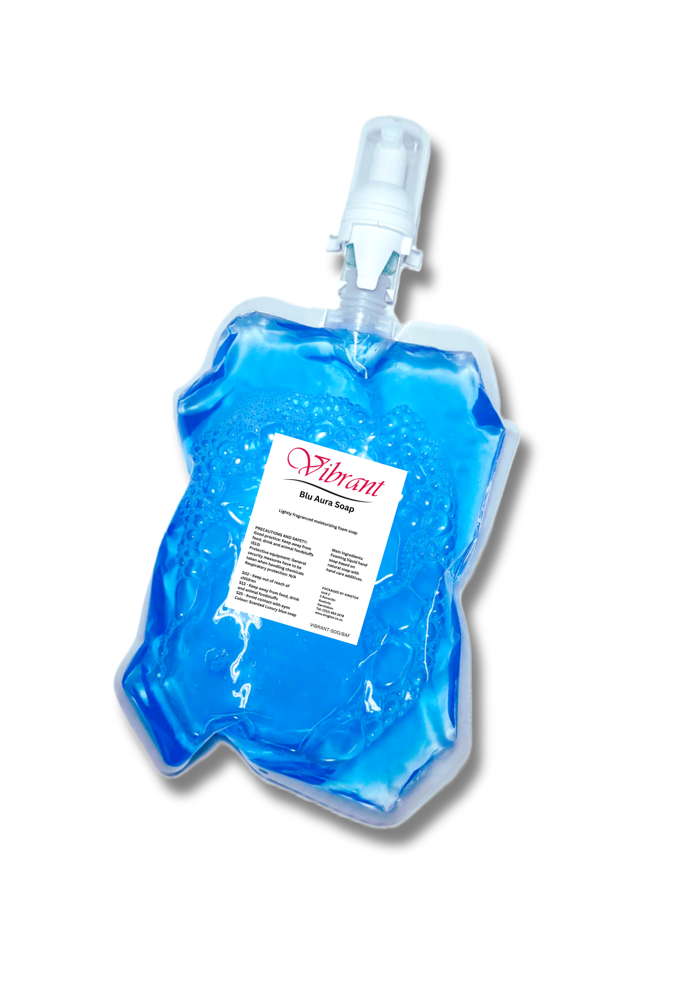 Vibrant Blu Aura Foam Soap 800ml